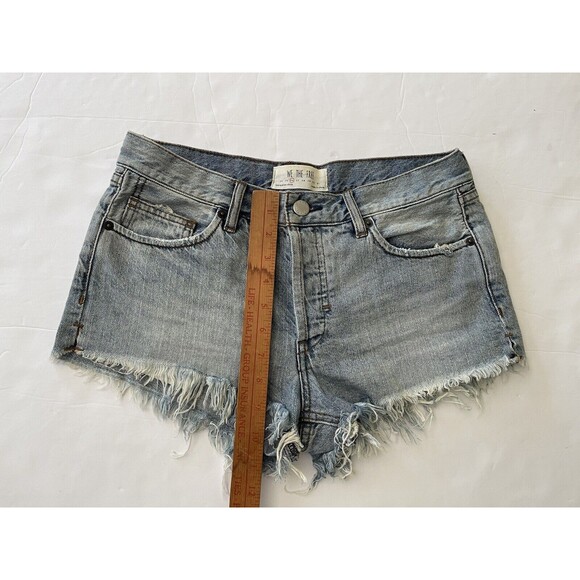 We The Free Women's Size 26 Cut-off Jean Shorts 5 Button - Picture 4 of 7